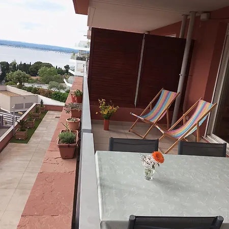 Apartment 1,5 Km Plages Bel Calme Piscine Garage Sete