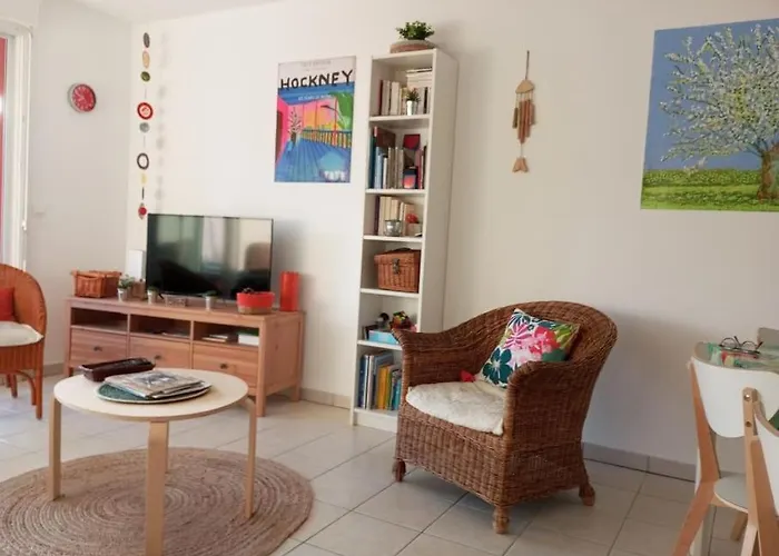 Apartamento 1,5 Km Plages Bel Calme Piscine Garage *